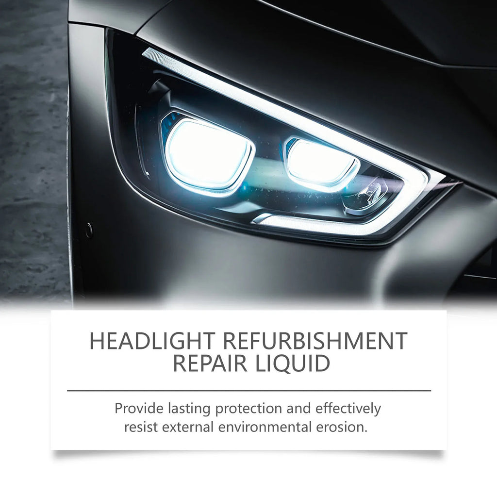 100ML Auto Headlight Cleaning Agent Car Light Care Dust And Stain Removal Repair Fluid Polishing Refurbishment Cleaner