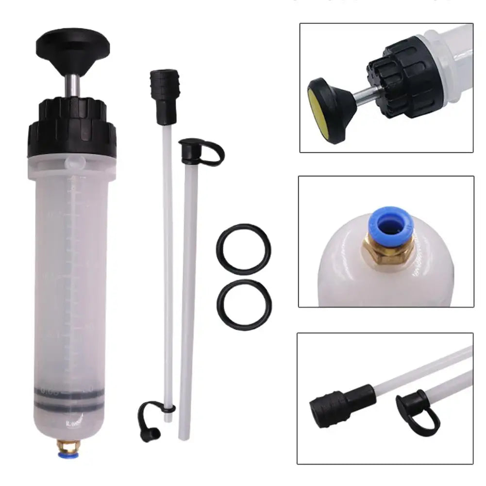 0.5L OilFluid Extractor Filling Oil Change Syringe Bottle Transfer Automotive Fuel Extraction Pump Hand Tool Oil Extractor Pump