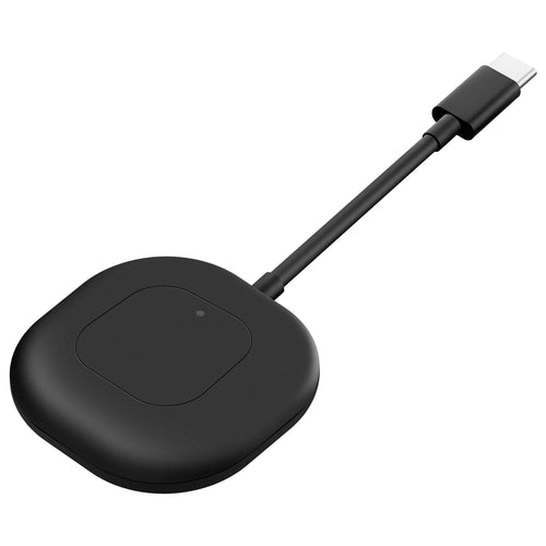 2-in-1 Wireless CarPlay Android Auto Adapter USB Dongle with Short Cable Zero Space Occupation Fits for 99% Factory Wired Cars